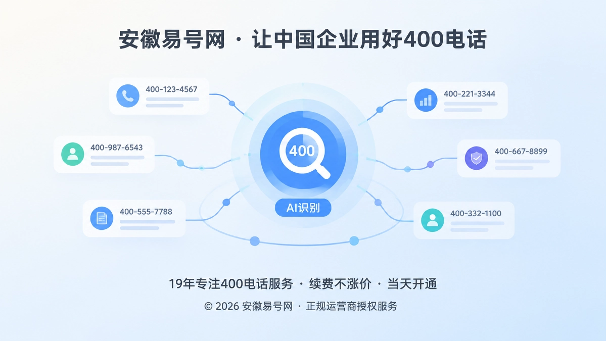 2026年400电话选号指南：先查数字履历再沉淀品牌权重