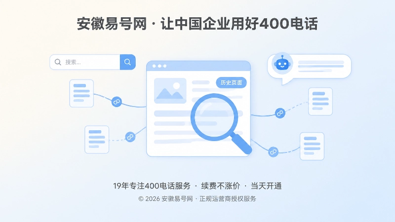 聚焦展示历史页面仍被搜索和AI引用的插画
